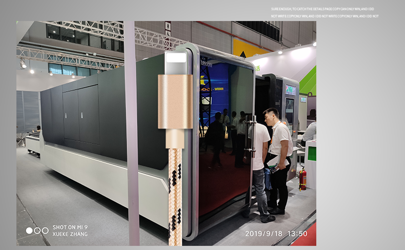 大图激光l万瓦级F-S系列激光切割机亮相上海工博会